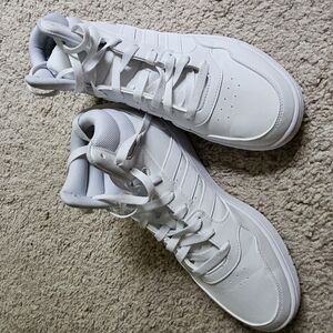 Women's White High-Top Sneakers
